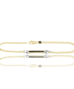 Black Diamond Chain Bracelet
