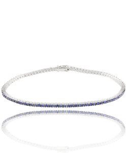 Blue Sapphire Tennis Bracelet