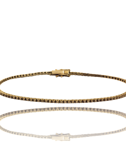 Champagne Diamond Tennis Bracelet
