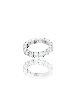 White Diamond Eternity Band in 18k White Gold
