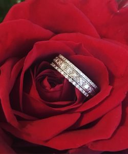White Diamond Eternity Rings