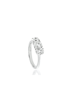 White Diamond Trilogy Ring