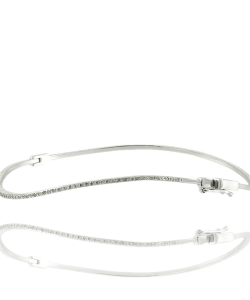 White Diamond Tennis Bangle